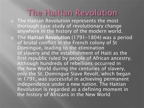 haitian revolution summary for kids